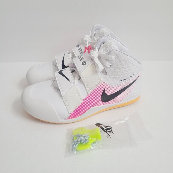 NEW Nike Zoom Javelin Elite 3 Track Shoes WITH SPIKES AJ8119-101 Size 10 White main image 7